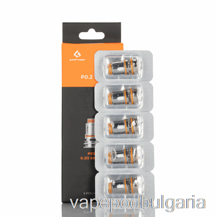 Vape 10000 Дръпки Geek Vape P Replacement Coils 0.2ohm Mesh Coils